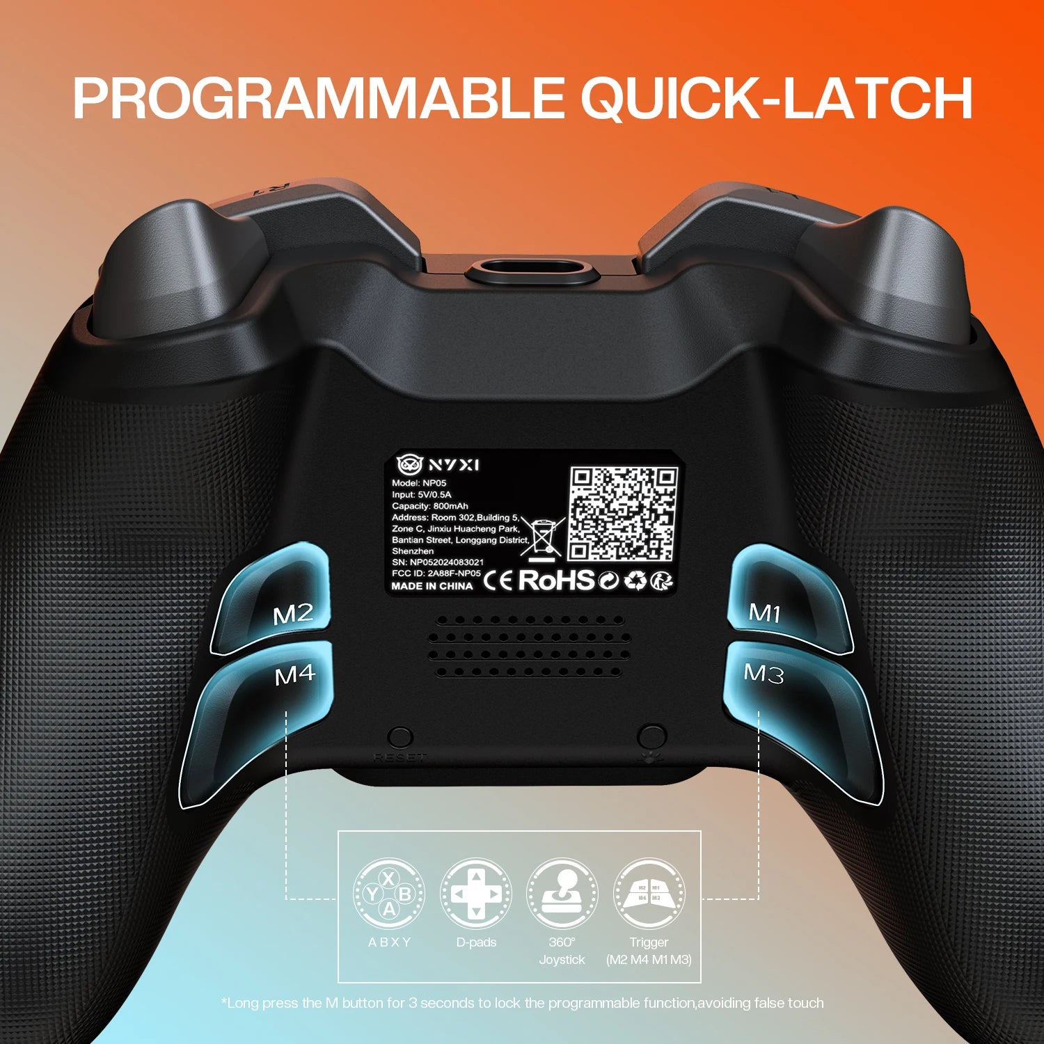 NYXI Flexi modular wireless game controller for PC/Switch2
