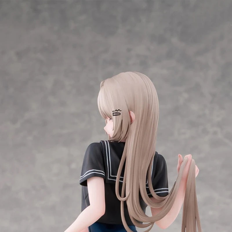Tsugi no Jugyou wa Suiei Yuzu Anime Girl Figure Before the Swim: Getting Ready to Change Yuzu Action Figure Model Doll Toys Gift