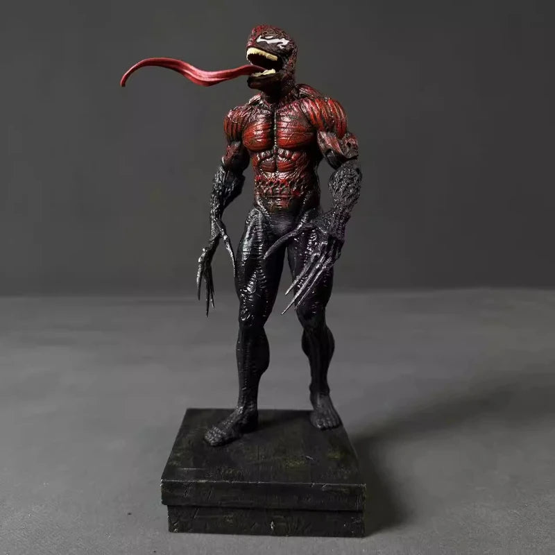 Marvel Venom 3 The Last Dance Carnage Toxin Symbiote Action Figure 25CM PVC Double Head Sculpture Desktop Case Collectible Model