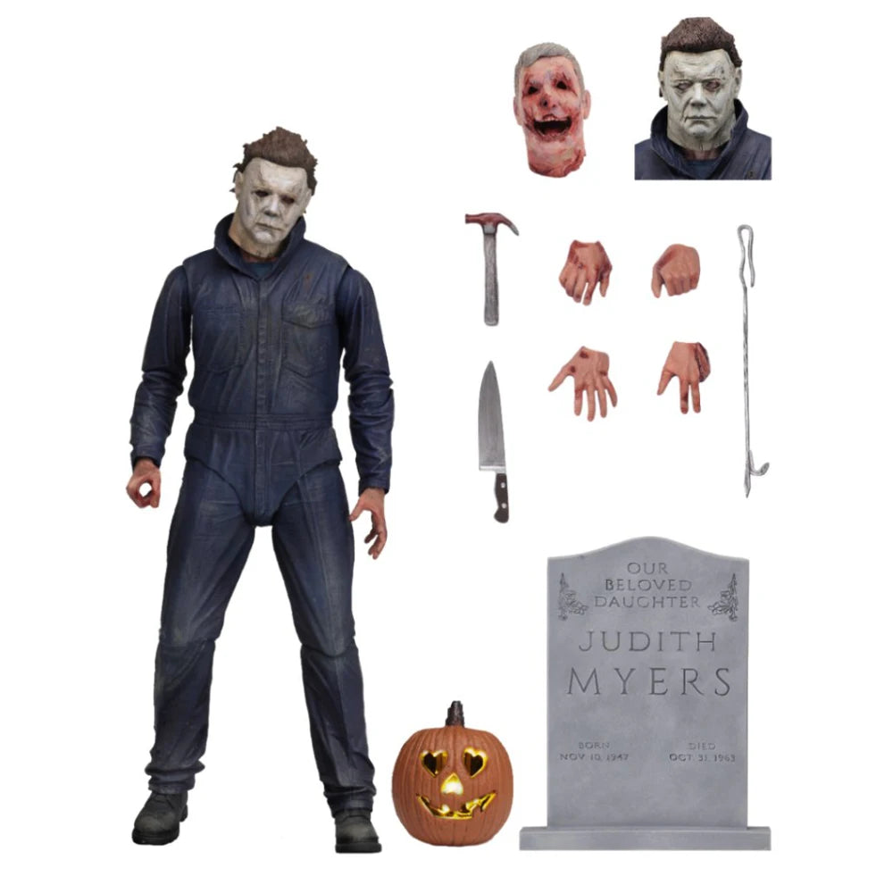 NECA Halloween 2018 Movie 7" Scale Action Figure - Ultimate Michael Myers Model Doll Garage Kit