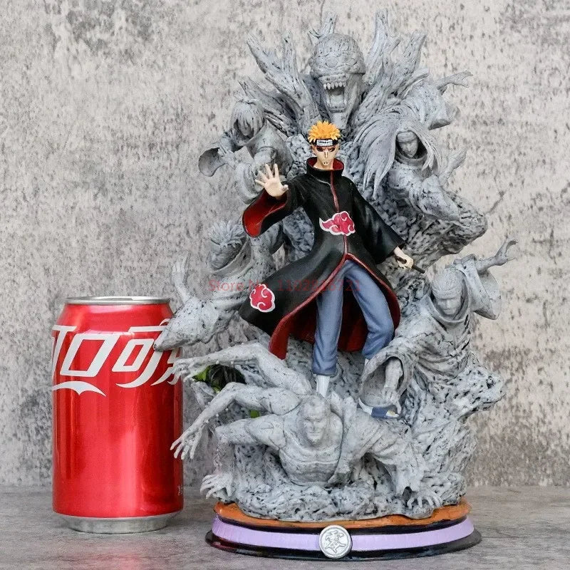 27 cm Naruto Anime Figur Cs Pain Modell Akatsuki Action Puppe Cartoon Gk PVC Statue Modell Sammlung Desktop Dekorieren Kinderspielzeug Geschenk