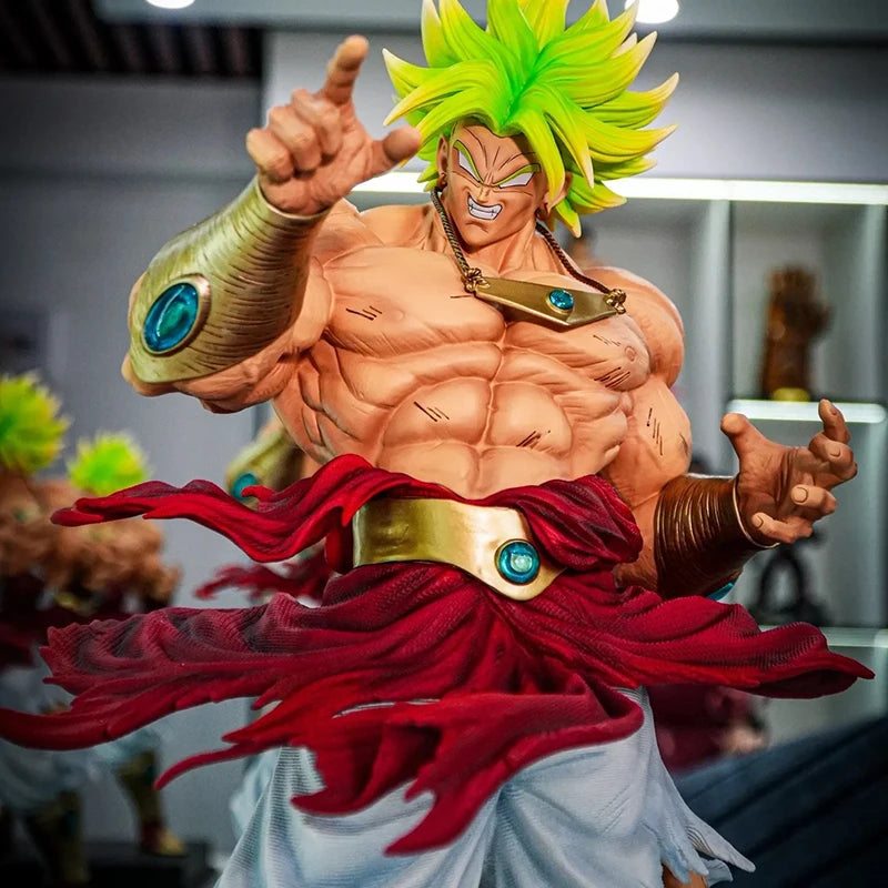 JT Toys Dragon Ball Figures Broly Figurine Super Saiyan Broli Figures Desktop Decoration Statue Collection Pvc Model Gift
