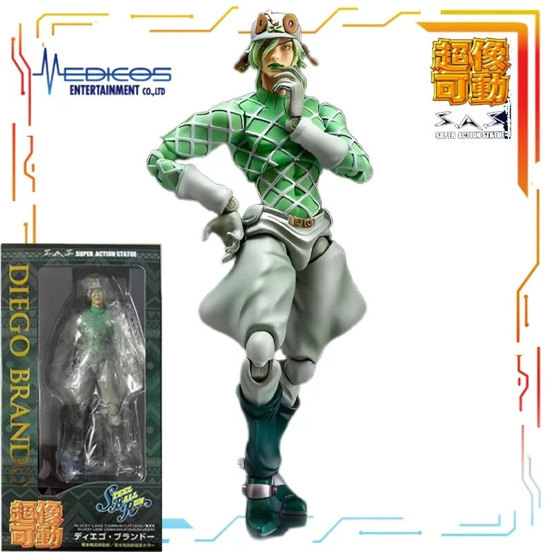 Spot Goods MEDICOS-E Original Superimage Mobility SeriesJOJO's Bizarre Adventure 7 Action Figure Model Toys Model Gifts for Boys