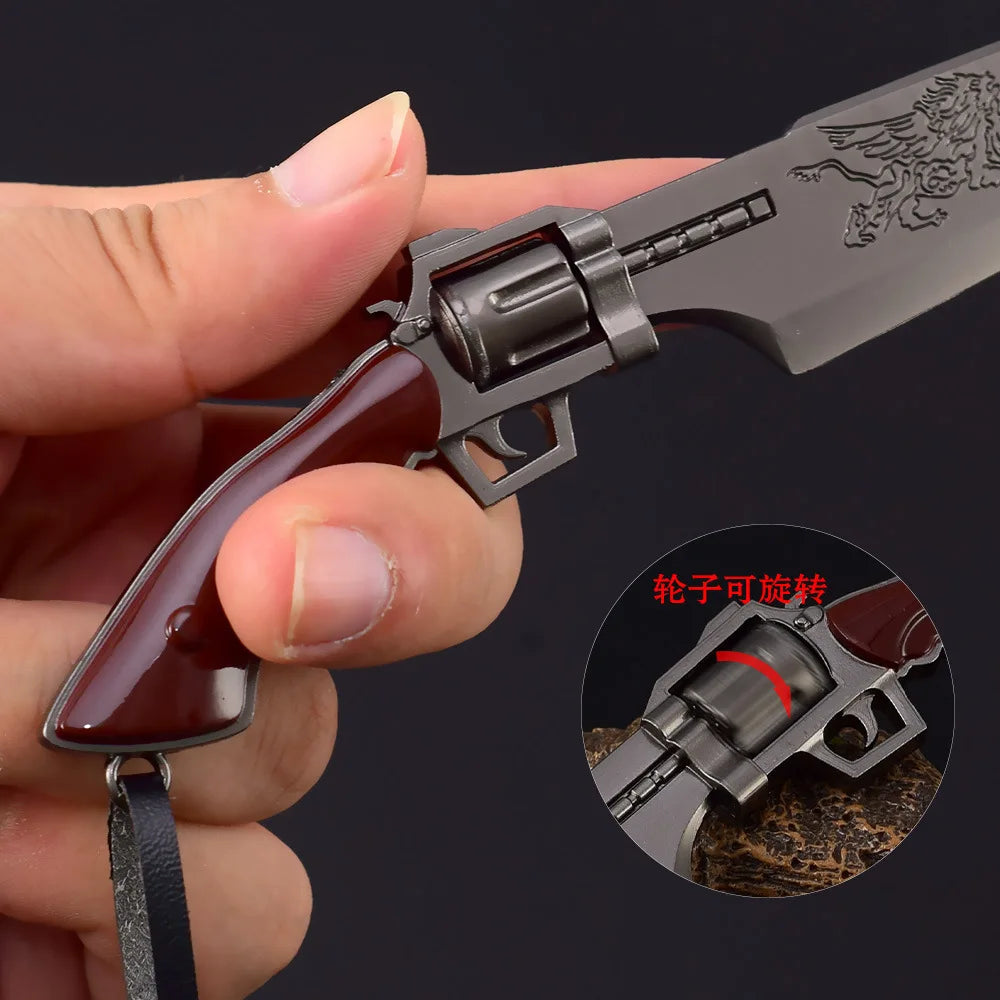 22 см острие Lion Heart Gunblade Squall Leonhart Final F&amp;F VIII Game Merchandise Fantasy Metal Blade Weapons Модел Декорация Колекция