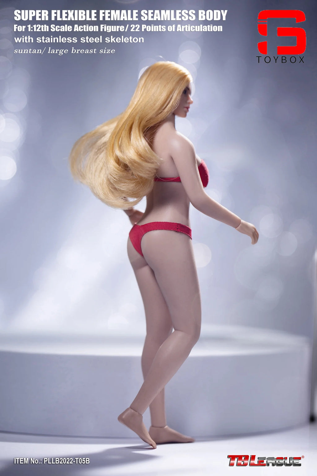 TBLeague PLMB2022-T04A T05A T04B T05B 1/12 Scale Female Pale Suntan Super Flexible Seamless Plump Body Model 6'' Action Figure