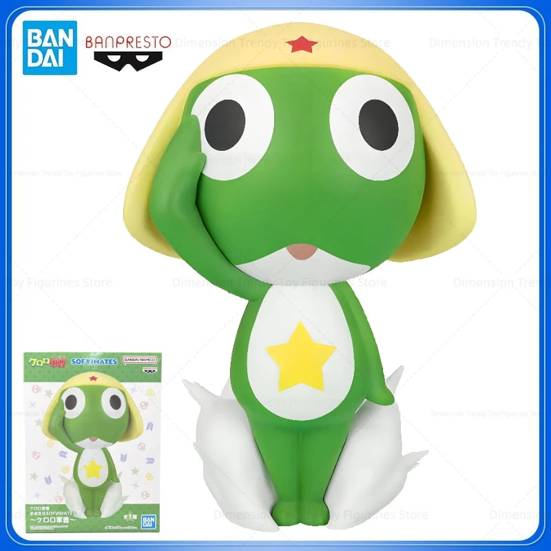 Bandai In Stock Banpresto Original SOFVIMATES Anime Keroro Gunsou Keroro Action Figure Model Toy Gift DT