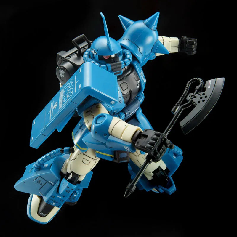 In Stock BANDAI Original Box RG 1/144 MS-06R-2 ROBERT GILLIAM S ZAKU2 Action Figure Model Toy Gift for Kids Foam Box Packaging