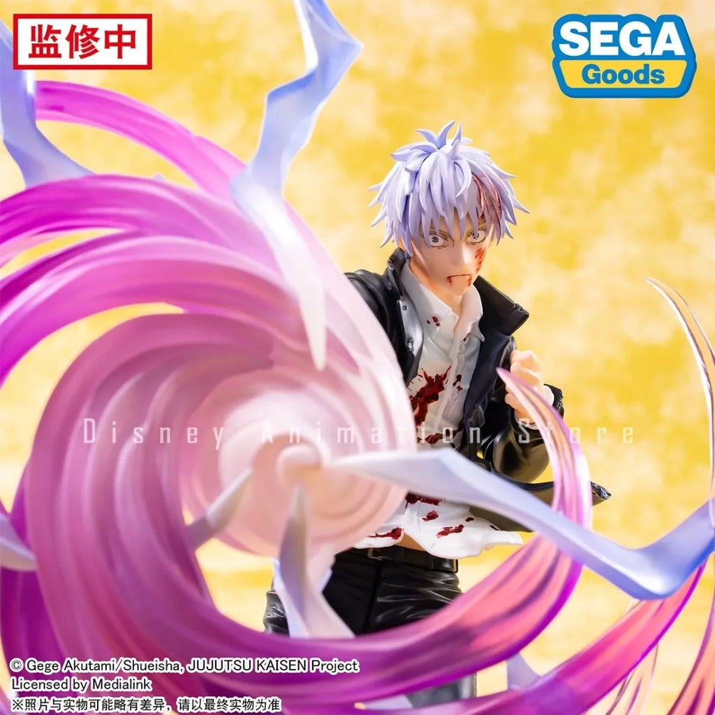 In Stock 100% Original SEGA Luminasta Satoru Gojo Jujutsu Kaisen 5T5  Hollow Technique Purple Ver. Figure Collector Birthday