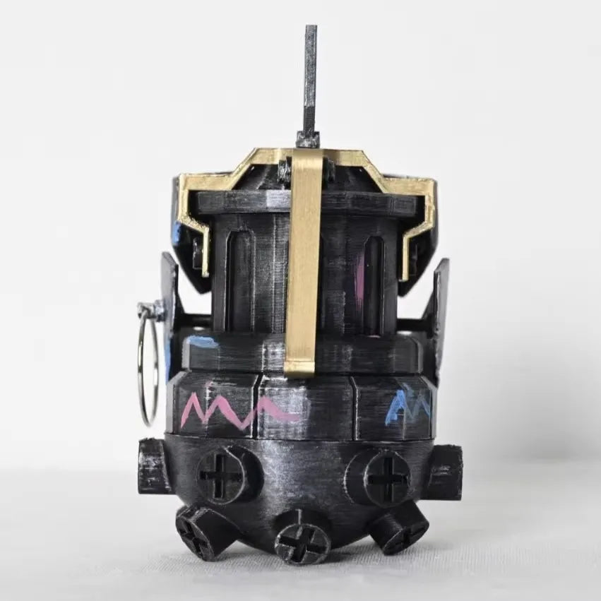 Game League of Legends LOL Jinx Flame Chompers Cosplay Figurine Pla Model Storage Cup Piggy Bank Assembly Toy Decorations Gifts