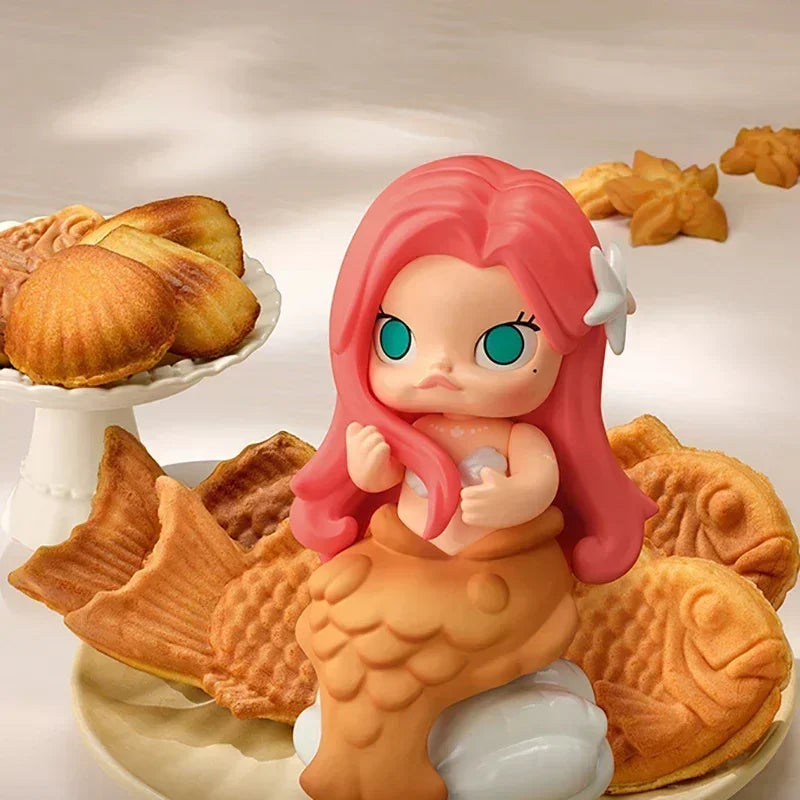 POP MART MOLLY Carb-Lover Series Mystery Box Anime PVC 100% Original Action Figure Collection Model Desktop Ornaments Doll Toys