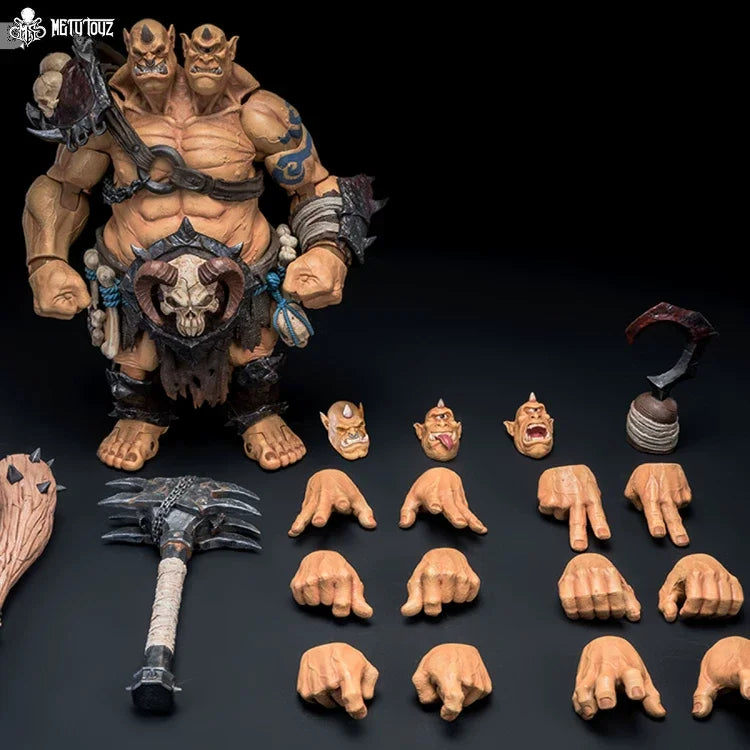 METYTOYZ adventurer world skull crusher Oglus ogre warrior doll model movable 9.5-inch doll figurine