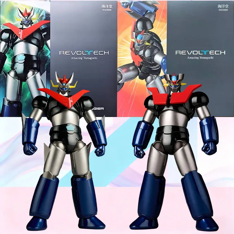 Yamaguchi Classic Anime Mecha Robot Action Figure Collectible Model Mazinger Z Action Toy with Chest Special Parts for Fans