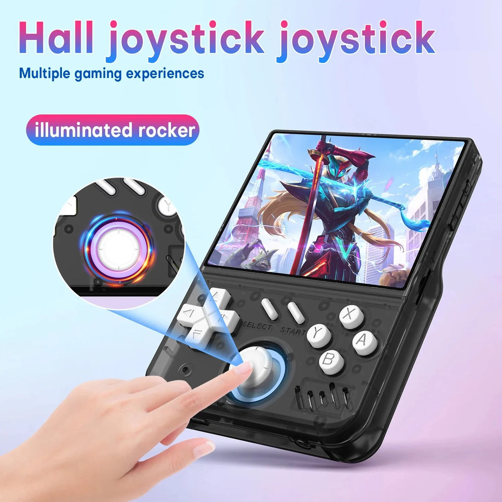 Retro Handheld 3.5-inch IPS Screen Video128GB Game Console Linux System
