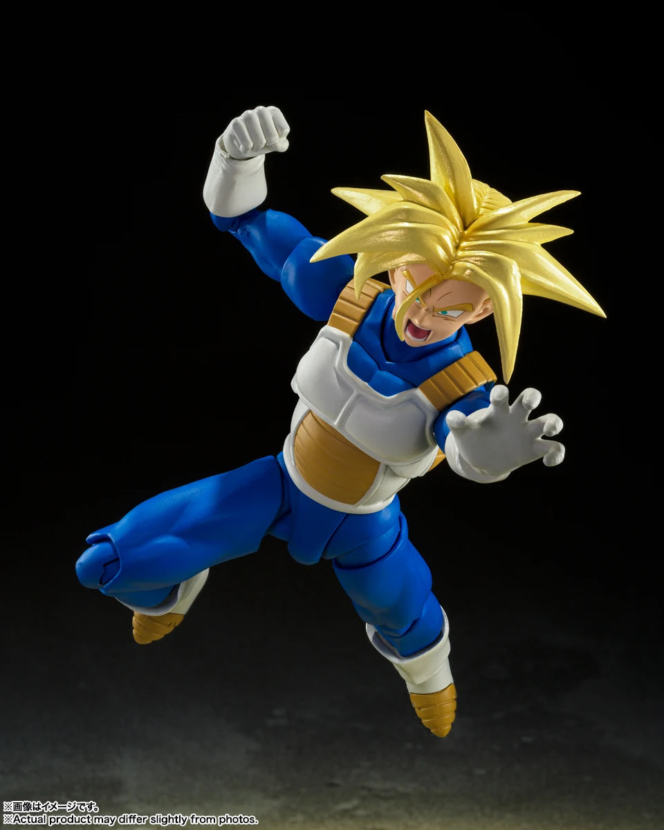 In Stock Original Anime Figure Dragon Ball Z S.H.Figuarts SUPER SAIYAN TRUNKS -INFINITE LATENT SUPER POWER Action Figurine Toys
