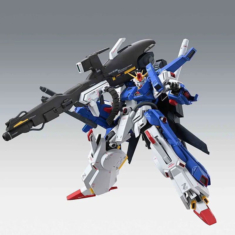 BANDAI MG 1/100 FA-010S Full Armor ZZ Gundam Ver. Ka Anime Action Figures Assembly Model Collection Toy