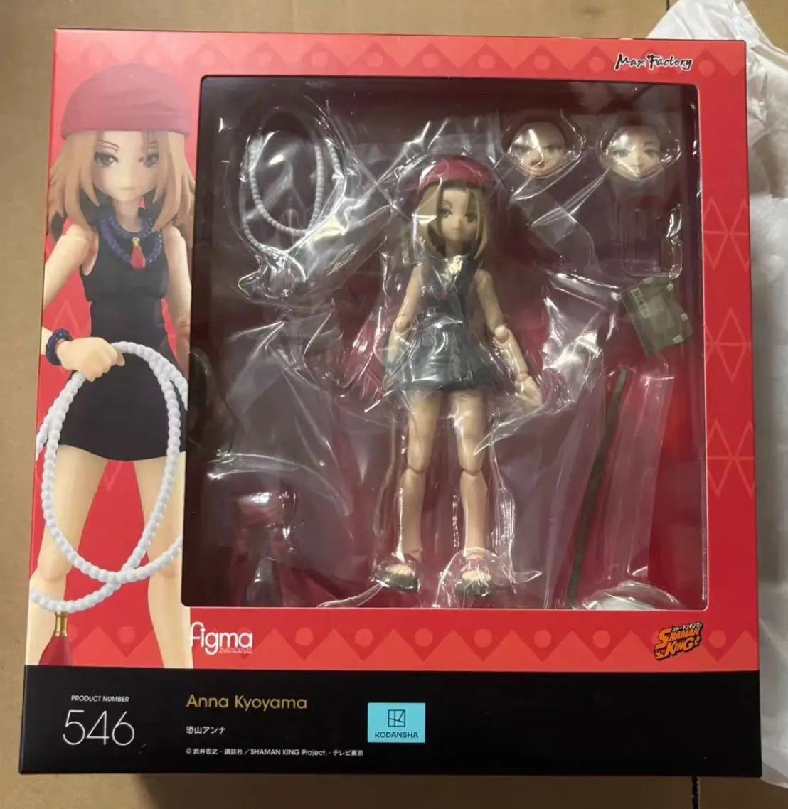 100% Original Figma 546 SHAMAN KING Anna Kyoyama In Stock Anime Action Collection Figures Model Toys