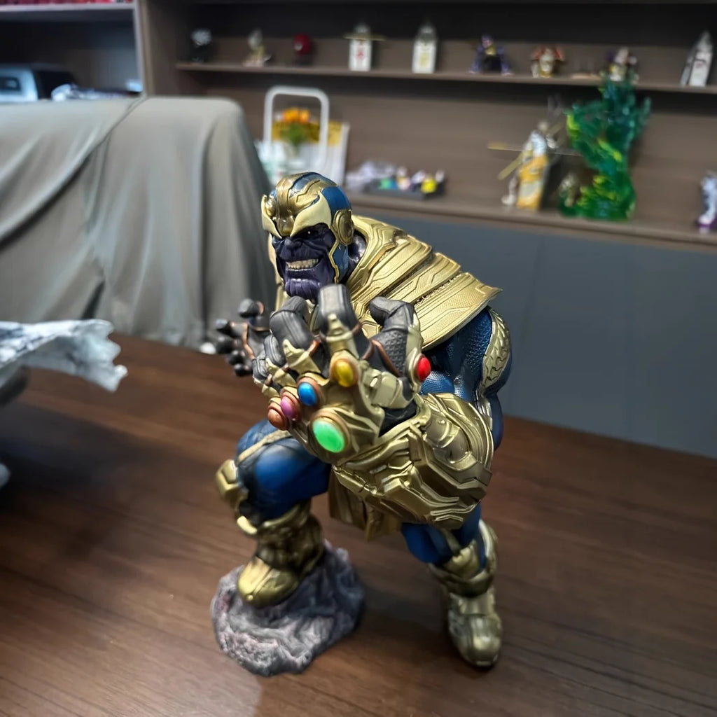 Creative Production of a 36cm Tall Thanos Avengers Four Marvel Figurine Model
