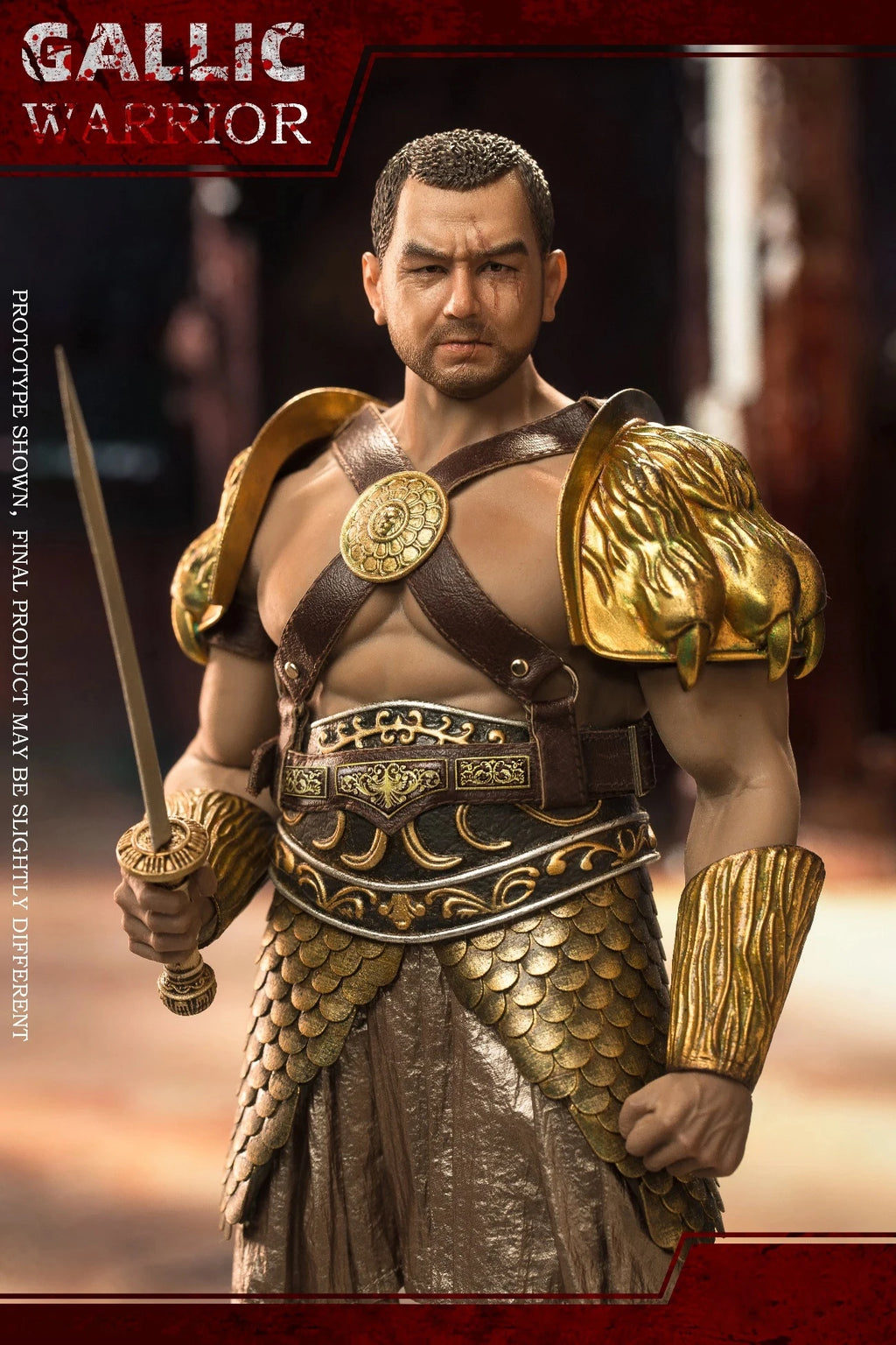 HHMODEL HAOYUTOYS HH18037 1/6 Scale Imperial Legion Hunting Ground Fighter Gaul Warrior Action Figure Set for Collectors