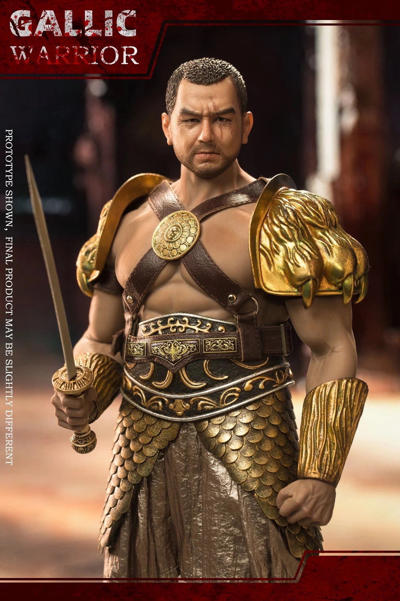 HHMODEL HAOYUTOYS HH18037 1/6 Scale Imperial Legion Hunting Ground Fighter Gaul Warrior Action Figure Set for Collectors