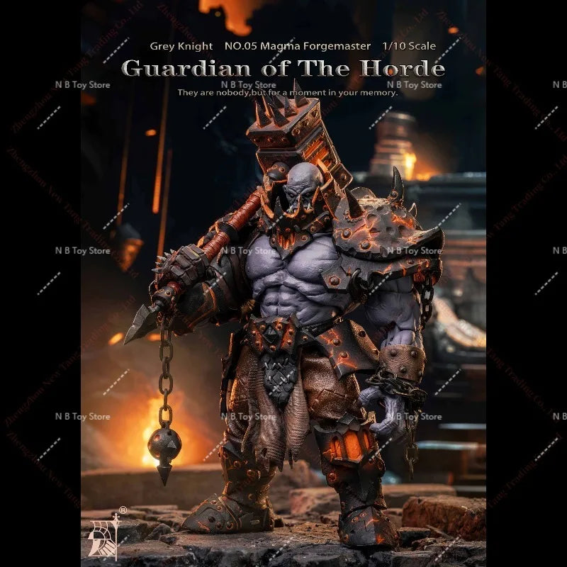 In Stock Original Grey Knight Studio Tribe Guard 05 Melted Flame Casting Action Figure Collectible Gifts for Children