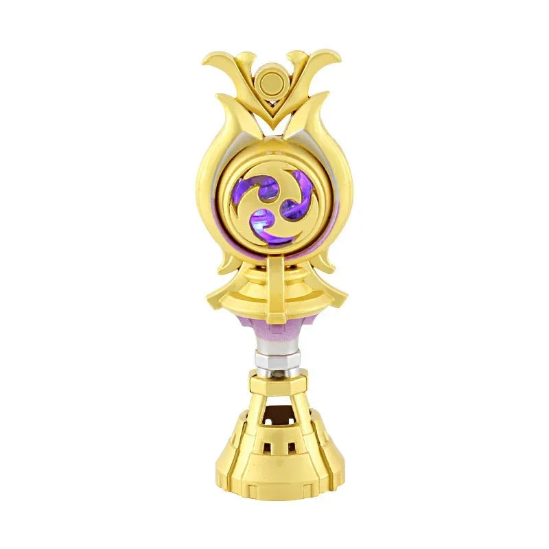 9cm Genshin Impact Game Peripherals Beelzeb Electro Gnosis cute Anime Figurine Anime Colectibles Glitter Weapon Kids Gift Toy