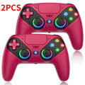 Controller for PS5 RGB Lirhts Wireless Gaming Controllers for Playstion 5 Pro/Slim/PC With Hall Effect Triggers Turbo Vibration
