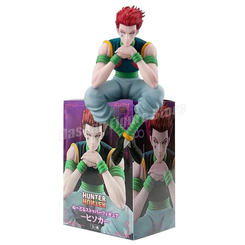 Anime Hunter×Hunter Actionfigur Hisoka Kurapika Chrollo Illumi Figur Autoornamente PVC-Kollektion Nudelstopper Modellspielzeug