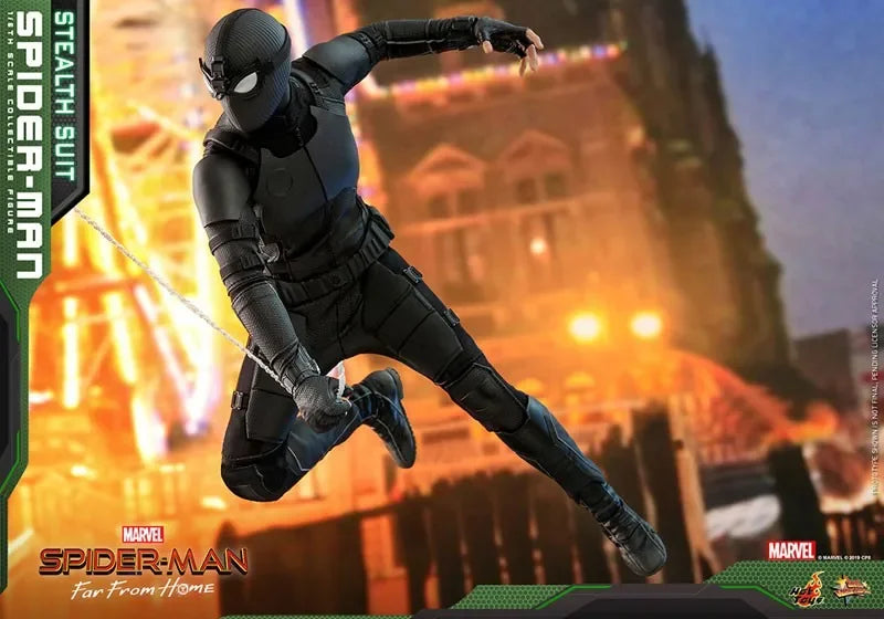 【MT】Hot Toys HT MMS540 MMS541 Marvel 1/6 Men Soldier Spider Man Black Battle Suit Full Set 12inch Action Figure Collectible Toys