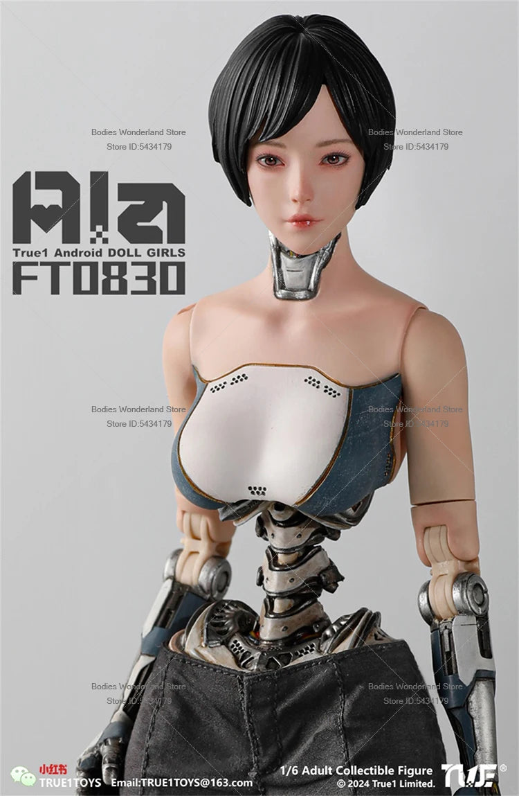 In Stock True1Toys FT0830 1/6 Scale Female Soldier Semi Mechanical Android Ala 12Inch Full Set Action Figure Doll Collection
