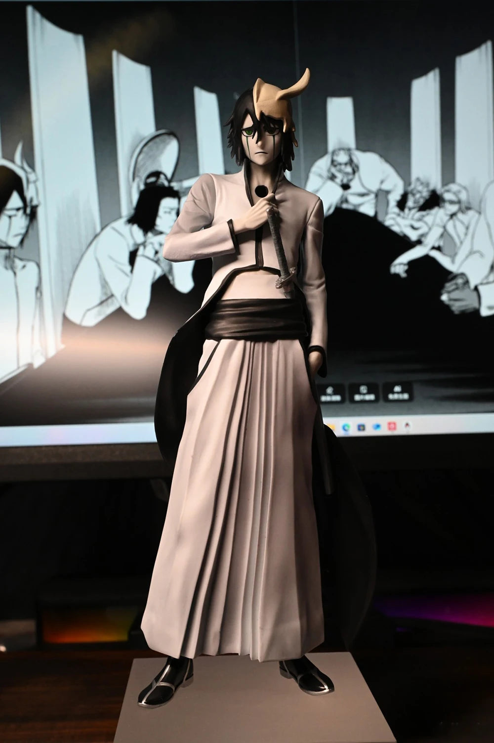 In Stock Original Bandai Spirits Ichiban Kuji Bleach Ulquiorra Cifer Vol.3 (A Prize) Anime Figure Action Figure Model Decoration