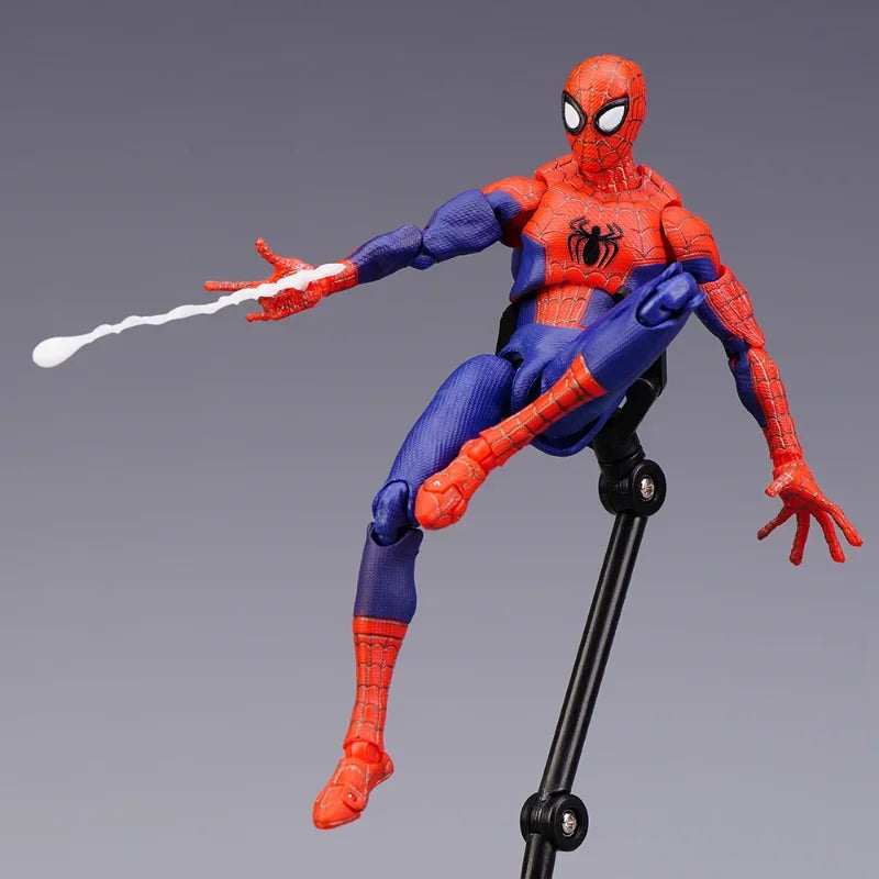 Marvel Spiderman Figure Spider-Man Into The Spider-Verse Sv Peter B. Parker Sentinel Miles Action Figures Model Toys Gift