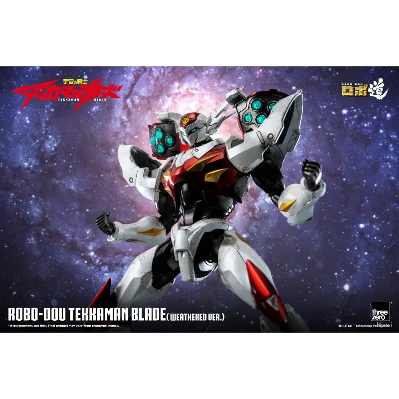 Threezero Original Finished Mecha Tekkaman Blade Zinc Alloy Collectible Model Super Realistic Painting Boys and Girls Toys Gift