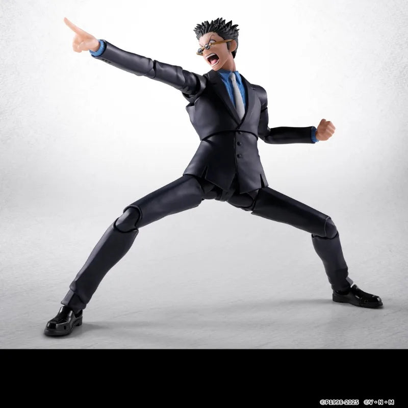 Fast Shipping Bandai Anime HUNTER×HUNTER SHF LEORIO Original Movable Model Toys Action Figure Collectible Ornaments Children Kid