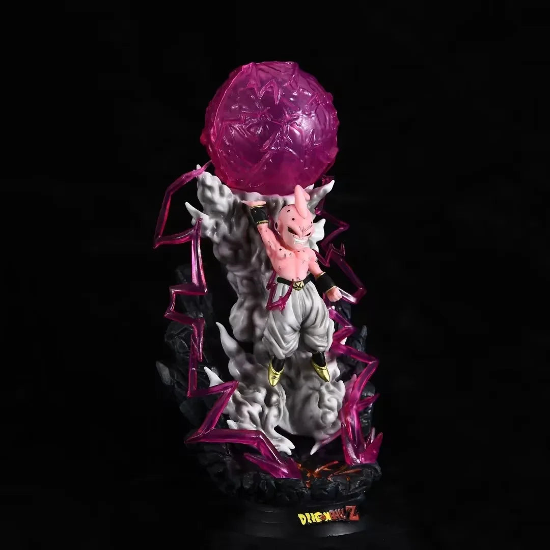 25cm Dragon Ball Anime Figure Majin Buu Immortal Peripheral PVC Model Scene Glow Statue Desktop Decoration Ornaments Gifts Toys