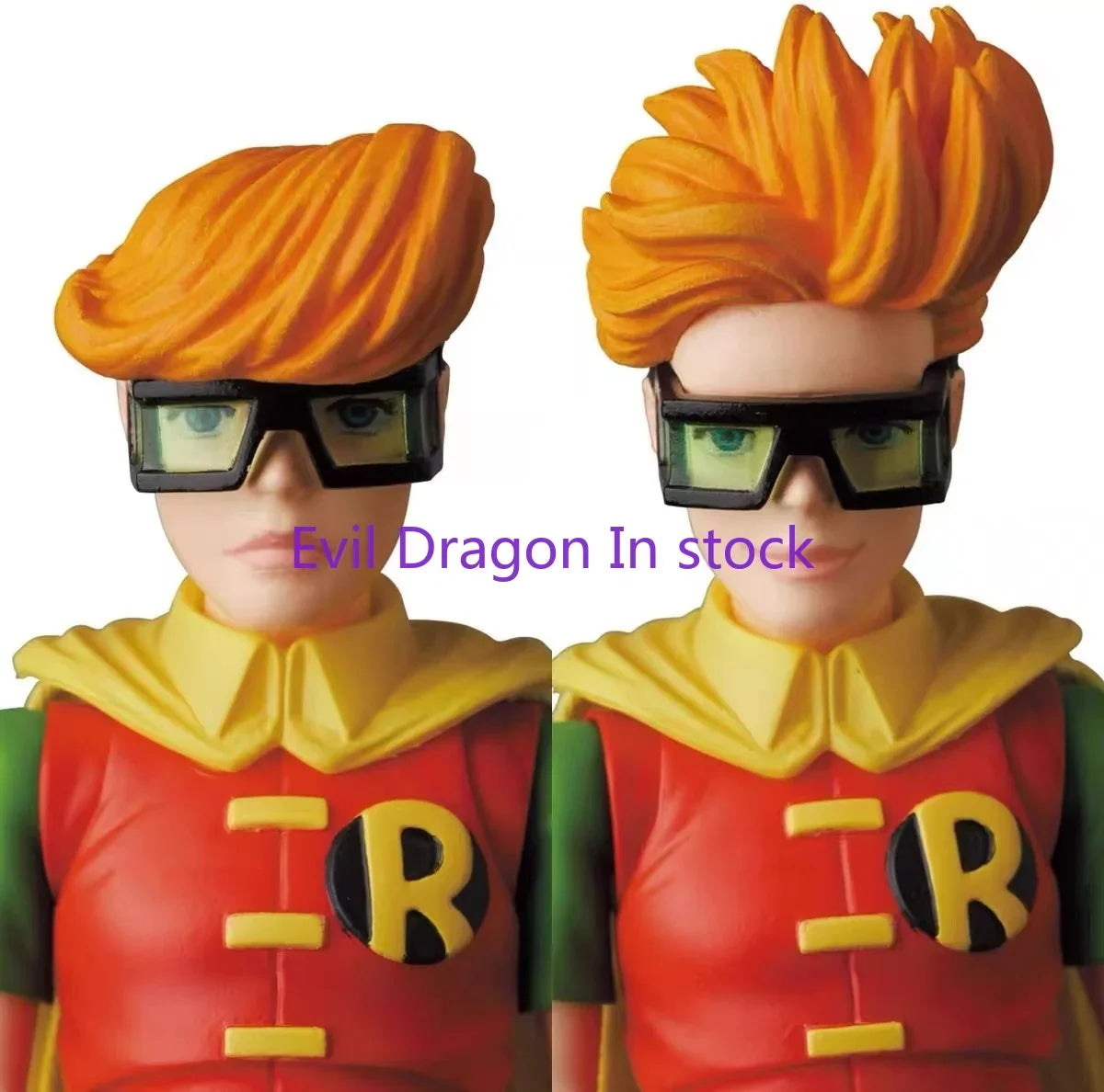100% Original Mafex BATMAN BLUE ROBIN The Dark Knight Returns Reprint in Stock Anime Action Collection Figures Model Toys