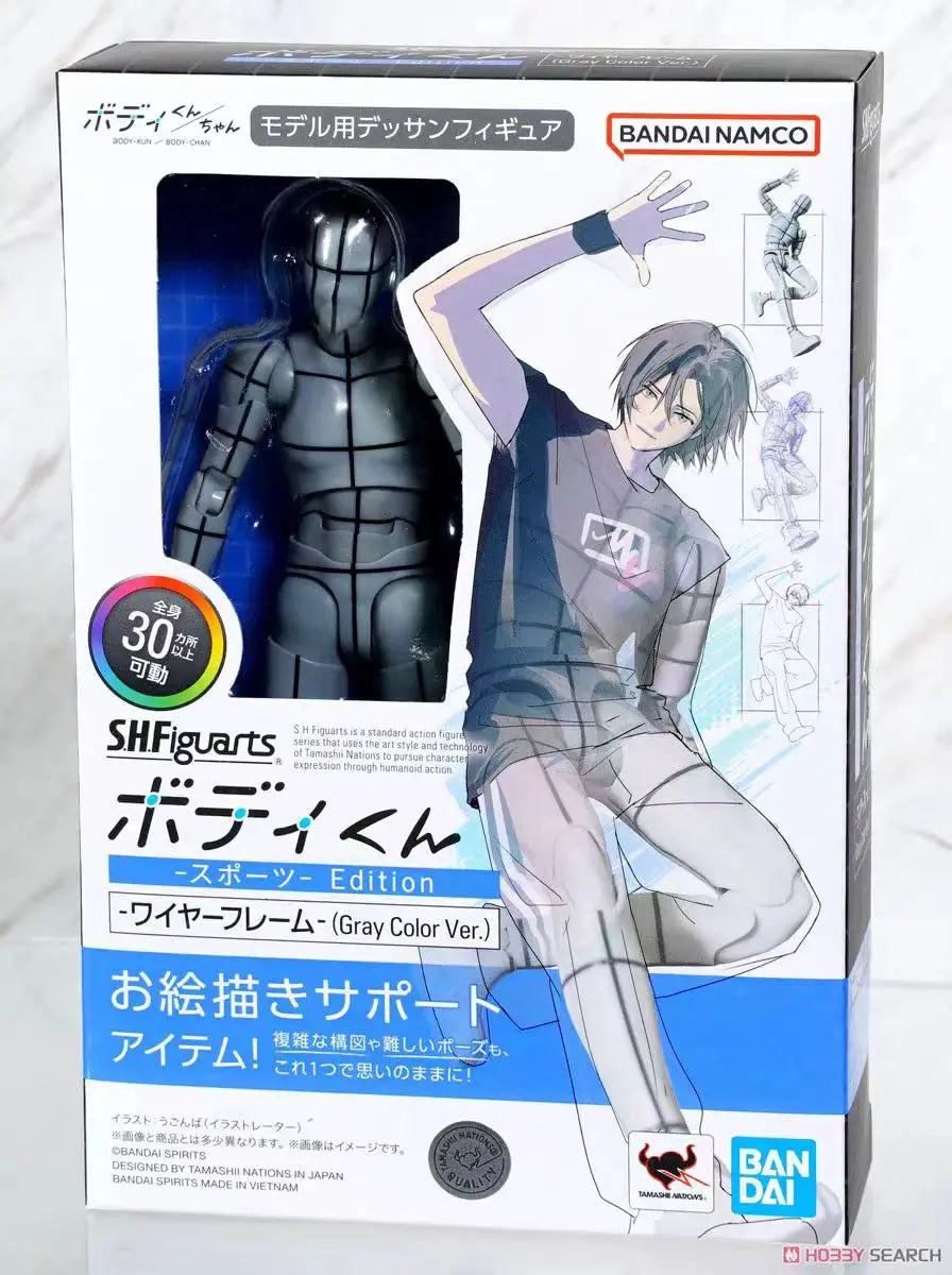 In Stock Original Bandai Shf Painting Photography Material Sports Edition Line Action Figure PVC Practical