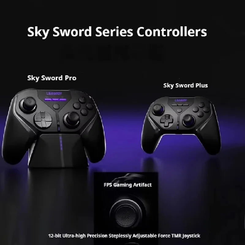 Leadjoy Skysword Gamepads Wireless Game Controller 12bit TMR Joystick Linear Trigger Gamepad with Vibrating Mmotor For NS1/2 PC