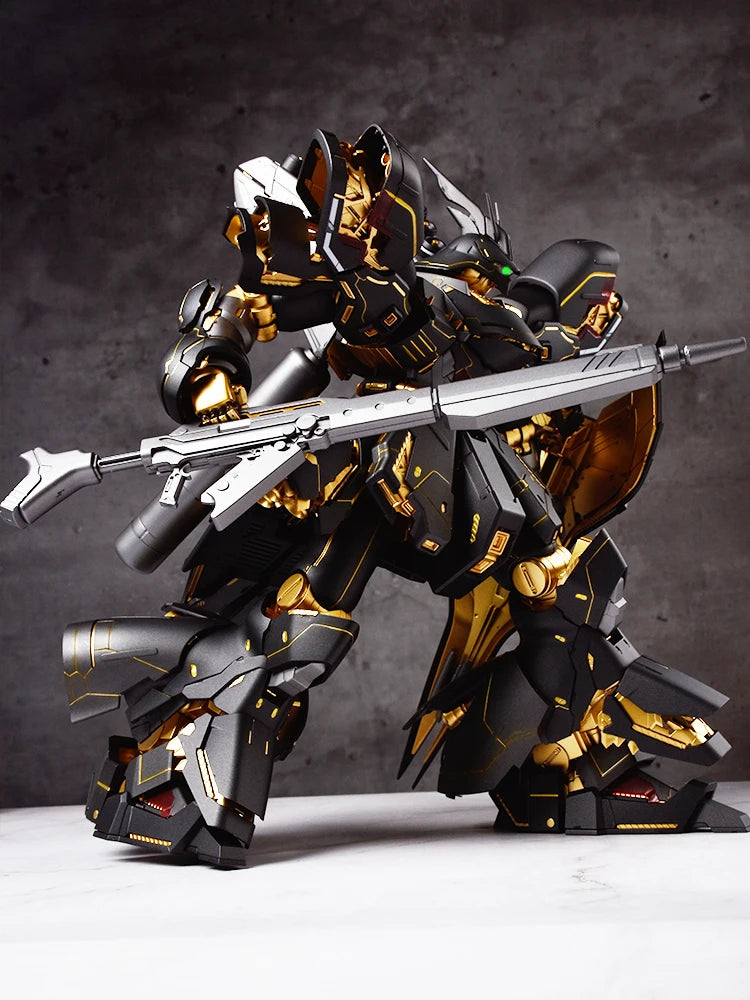 DABAN MG 1/100 Model MSN-04 SAZABI Ver .KA Black Special Coating Plating Mobile Suit Kids Toys Assemble Model