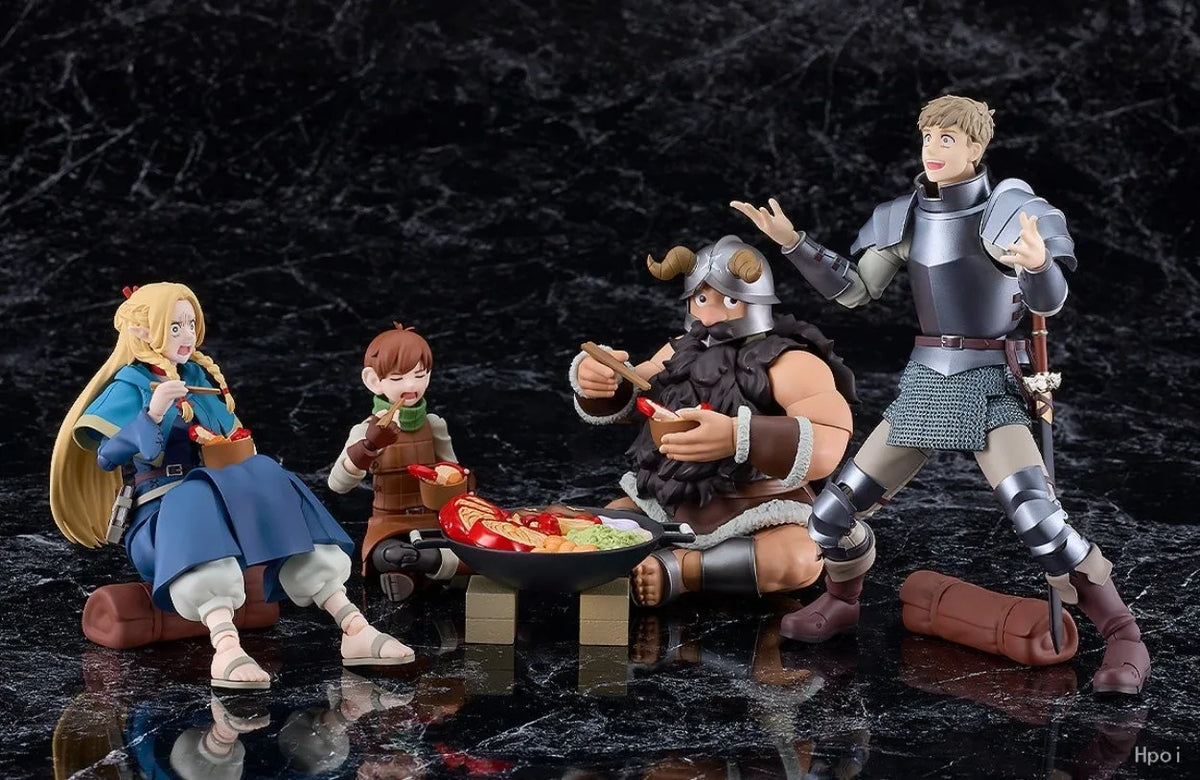 Max Factory Marsilla Figma #657 Senshi Action Figures Laius Raiosu Doll Toy Delicious in Dungeon Anime Model Collection Display