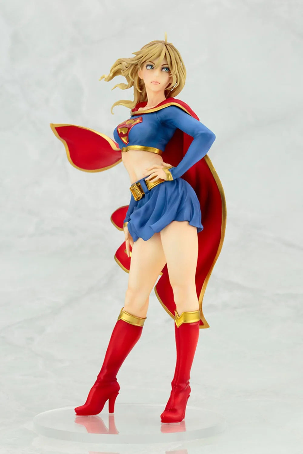 100% Original in Stock Kotobukiya Bishoujo Statue Supergirl Vers.2 Anime Figure Action Figure Collection Series Model Toys