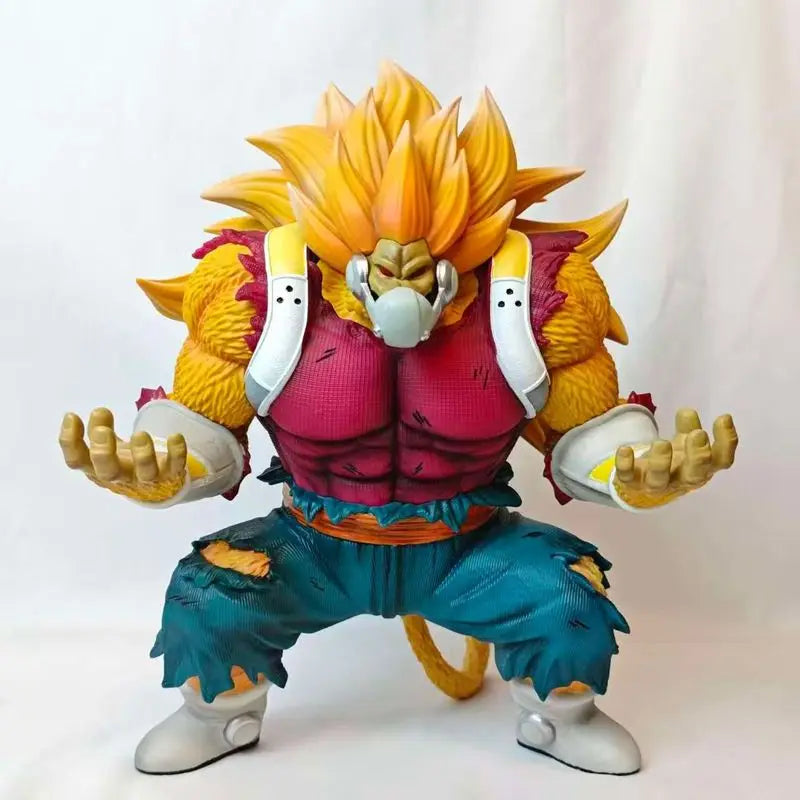 Anime Dragon Ball Golden Great Ape Cumber Action Figures With Removable Mask Model Trendy Toy Statue Desktop Decoration Boy Gift