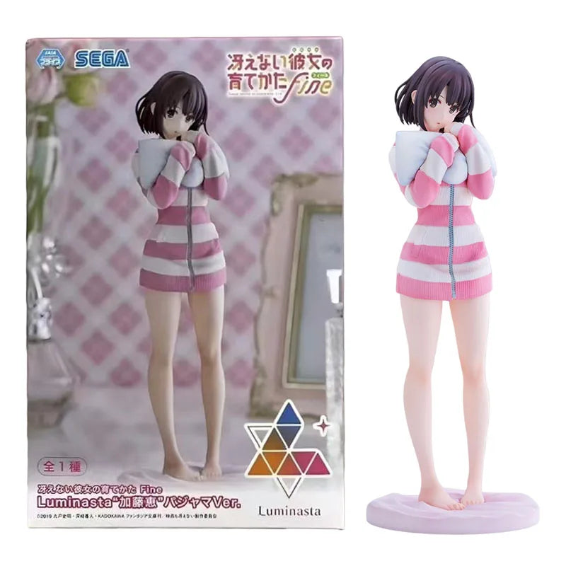 In Stock SEGA Genuine Luminasta Saekano: How To Raise A Boring Girlfriend Anime Character Kids Gift Collection Action Toys Model