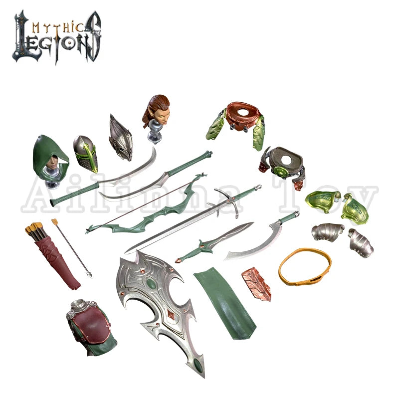 Four Horsemen Studio Mythic Legions 1/12 6inches Action Figure Deluxe Female Elf Builder Ver 2.0 Anime Model Toy