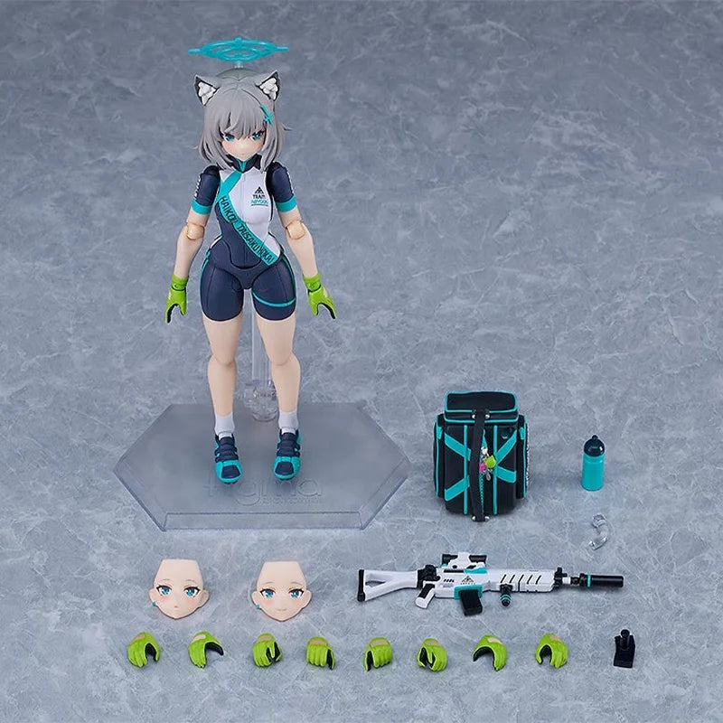 Original Max Factory Blue Archive Sunaookami Shiroko Figma #644-DX Cycling DX Edition Anime Garage Kit Action Figure Toy Model