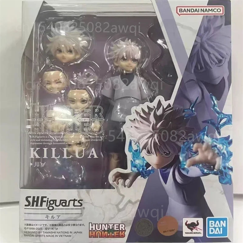 SHFiguarts Hunter x Hunter Killua Zoldyck Action Figure Gon Freecss Combo SHF Anime Collectibles In Stock Gift Toys KO Model