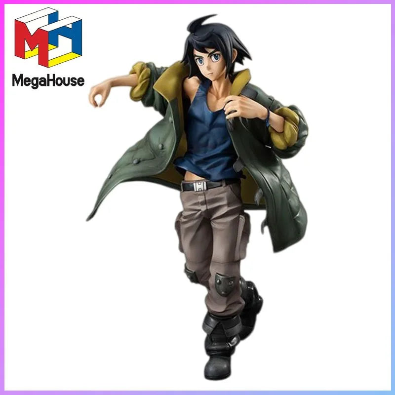 Licensed MegaHouse G.E.M Mikazuki Augus Iron-Blooded Orphans 20cm PVC Figure Gifts Toys Model Garage Kit in Stock Original