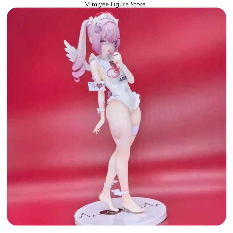 26cm Trainee Nurse Tsukiyomi Ai Luna Black/White Standing Pose Anime Pvc Figure Statue Desktop Decoration Gift