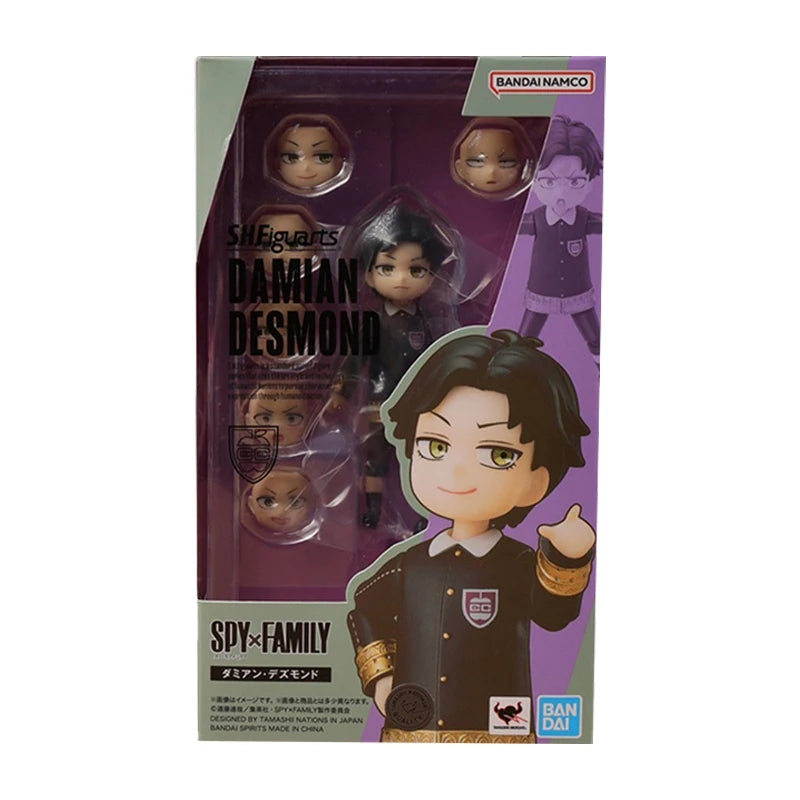 Bandai S.H.Figuarts SPY×FAMILY Damian Desmond Action Figure Genuine SHF Model Kit Collection Model for Children's Toys Gifts
