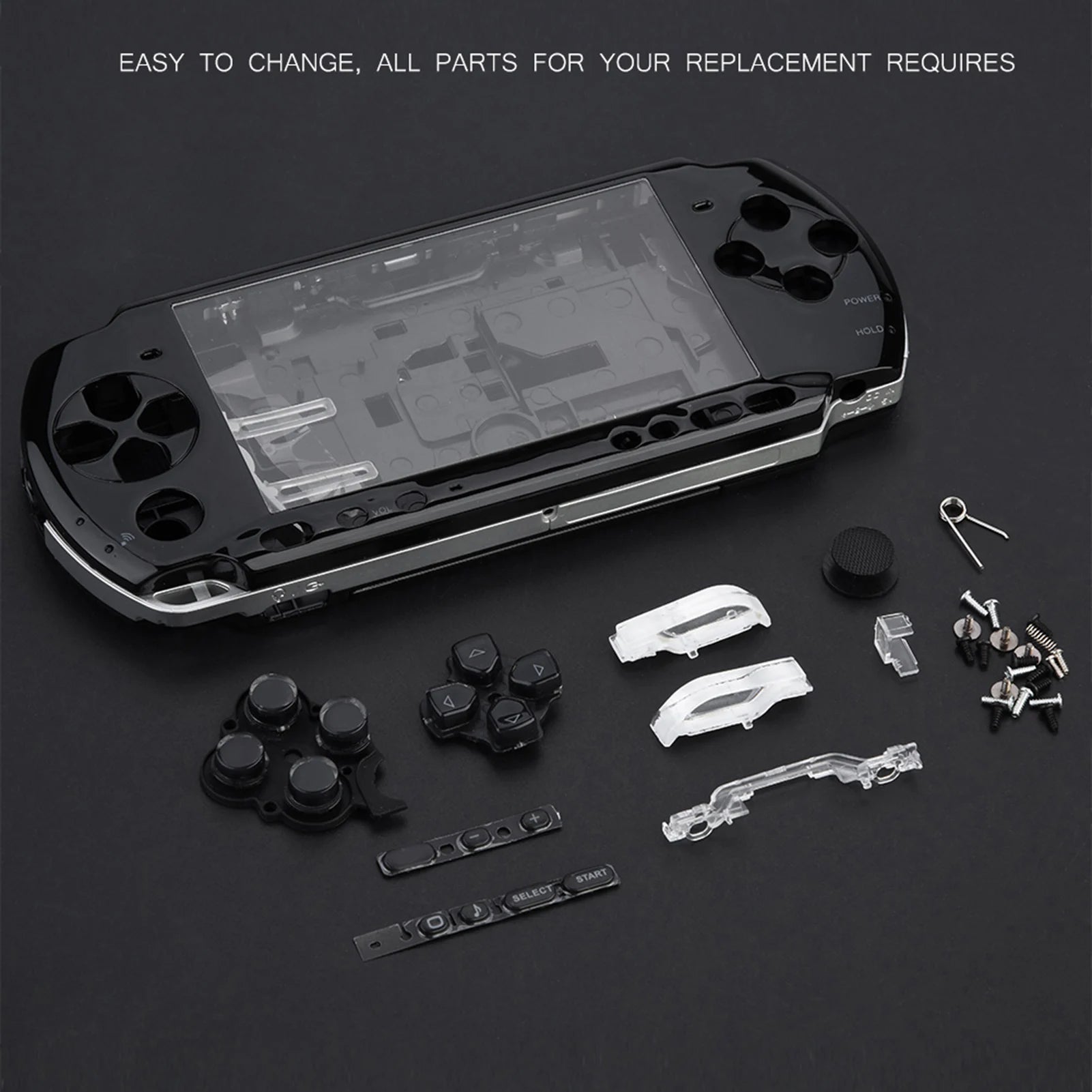 Full Housing Game Shell Replacement Full Housing Console Game Shell Case Cover Repair Parts For PSP 3006 Game Shell For PSP 3006