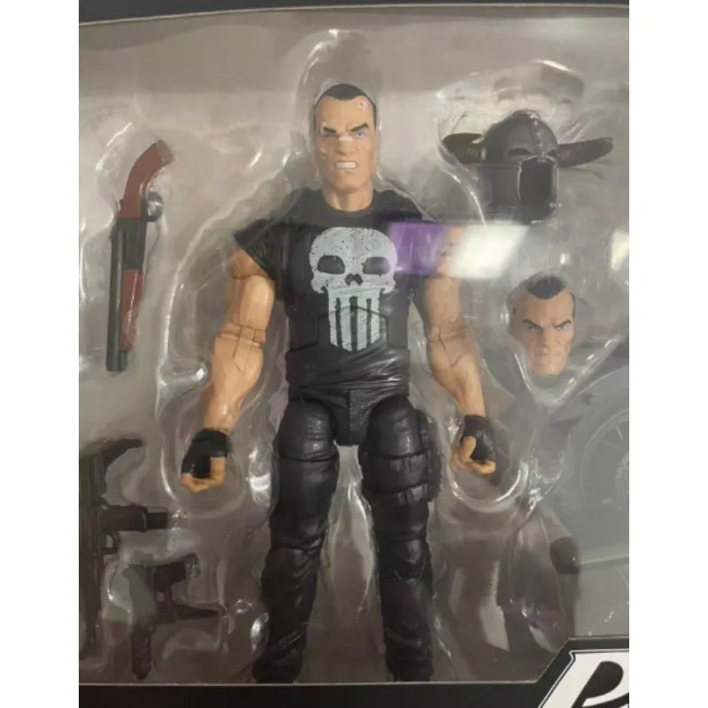 Original Hasbro Marvel Legends Series The Punisher Anime Figure Toy Collection Gift
